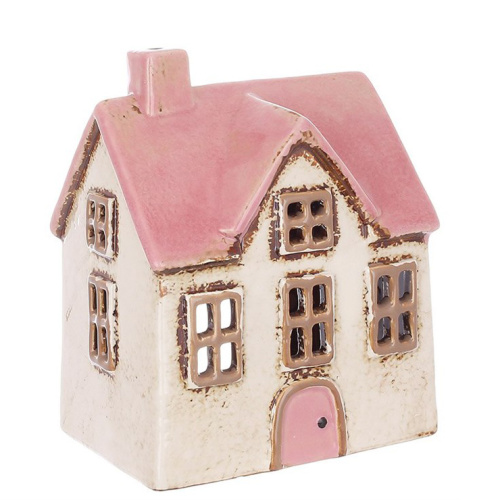 подсвечник керамический "домик" 16см (725-001)