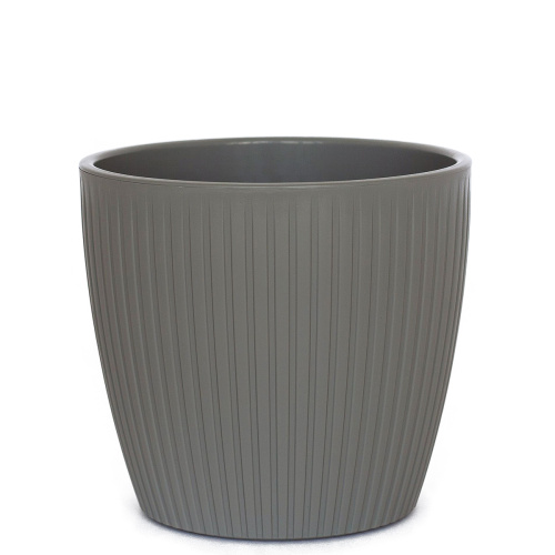 Горшок Эви VipSet с дренажной системой 4,5 л, серый