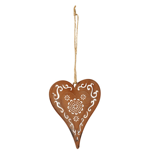 декор подвесной "Сердце" 8х10см+11см (541016.010.712)
