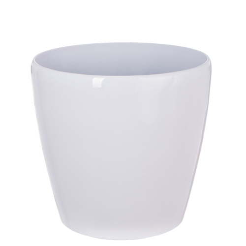 Сн 2308-23 кашпо пластик бел