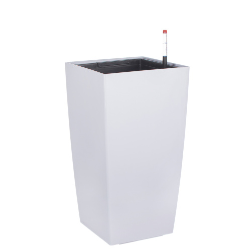 Сн 2308-13 кашпо пластик бел