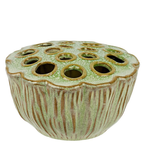 ваза "Лотос" зел 11см (180-092)