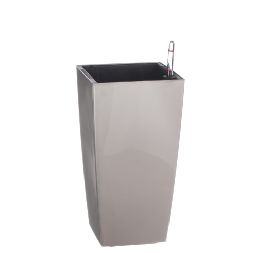 Сн 2308-8 кашпо пластик сер