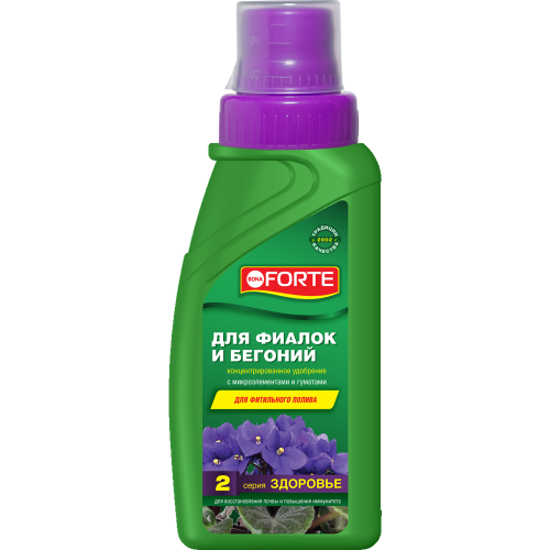 Удобрение Здоровье для фиалок и бегоний 285 мл
