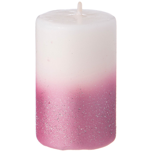 cвеча столбик 8х5 см (315-331) лавандовая