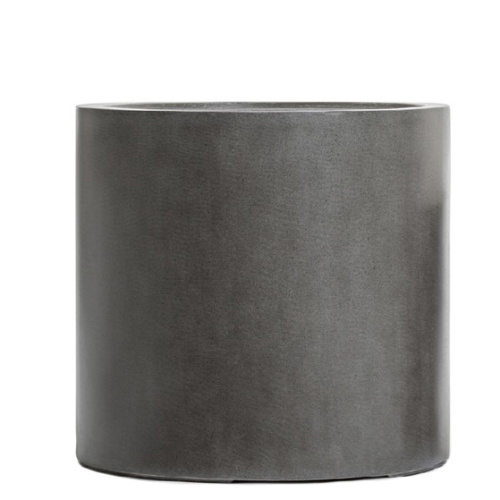 Кашпо TREEZ Effectory Beton цилиндр тёмно-серый бетон (41.3320-02-028-GR-31)
