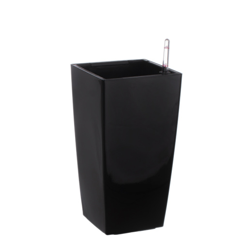 Сн 2308-8 кашпо пластик черн