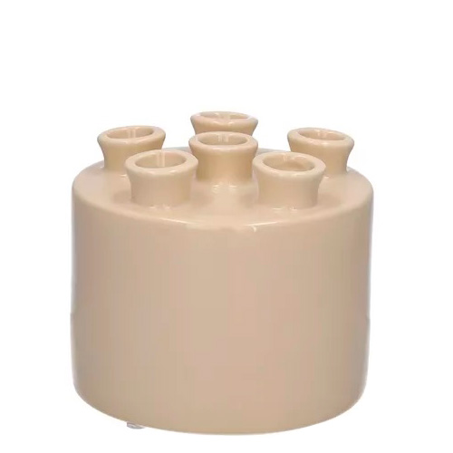 Duif ваза тулия беж голл D3/12 x H10,5